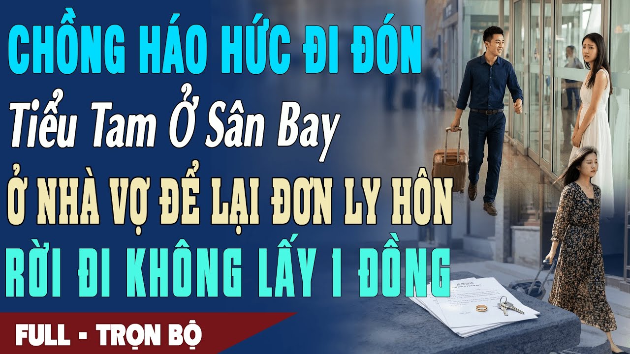 ❤️Truyện Ngôn Tình CHỒNG HÁO HỨC ĐÓN BỒ Ở SÂN BAY Ở Nhà Vợ Để Lại Đơn Ly Hôn Rời Đi Không Lấy 1 Đồng