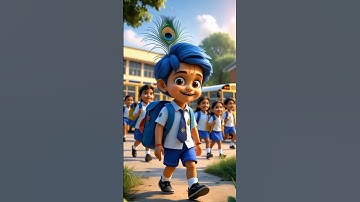 Little Cute Krishna 🦚 | 3D AI Animation Shorts | Bal Krishna Lila #shorts #shortsfeed #ytshorts #yt