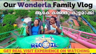 ഒന്നൊന്നര Wonderla Tour | Wonderla Amusement Theme Park Kochi | Vibe with family | Family Vlog