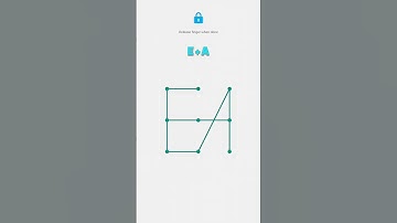 How To Make E.A Pattern Lock Design || #techvasi #shorts #eapatternlock