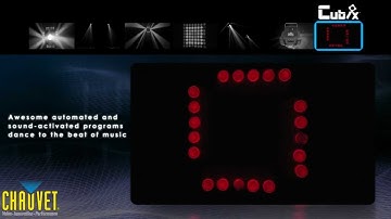 Cubix: Multicolored, LED centerpiece  by CHAUVET