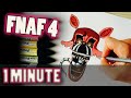 NIGHTMARE FOXY  ✎ FNAF 4 ✎ 1 MINUTE SPEED DRAW