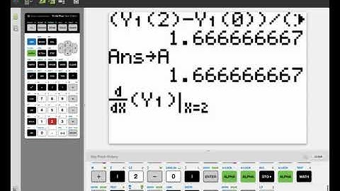 Calc AB Section 2-4 Position, Velocity, Acceleration Calculator Example - TI-84