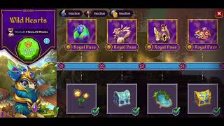 Merge Dragons Rewards from Royal Event Wild Hearts Life Flower Wonder part 5