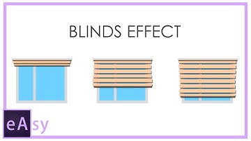 Blinds effect / after effects tutorial
