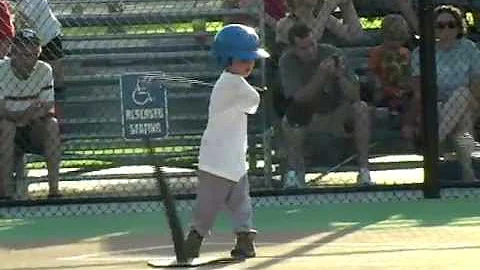 Grayson Oliver: First T-Ball Game