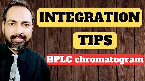 hplc integration  | how to integrate | chromatogram | hindi