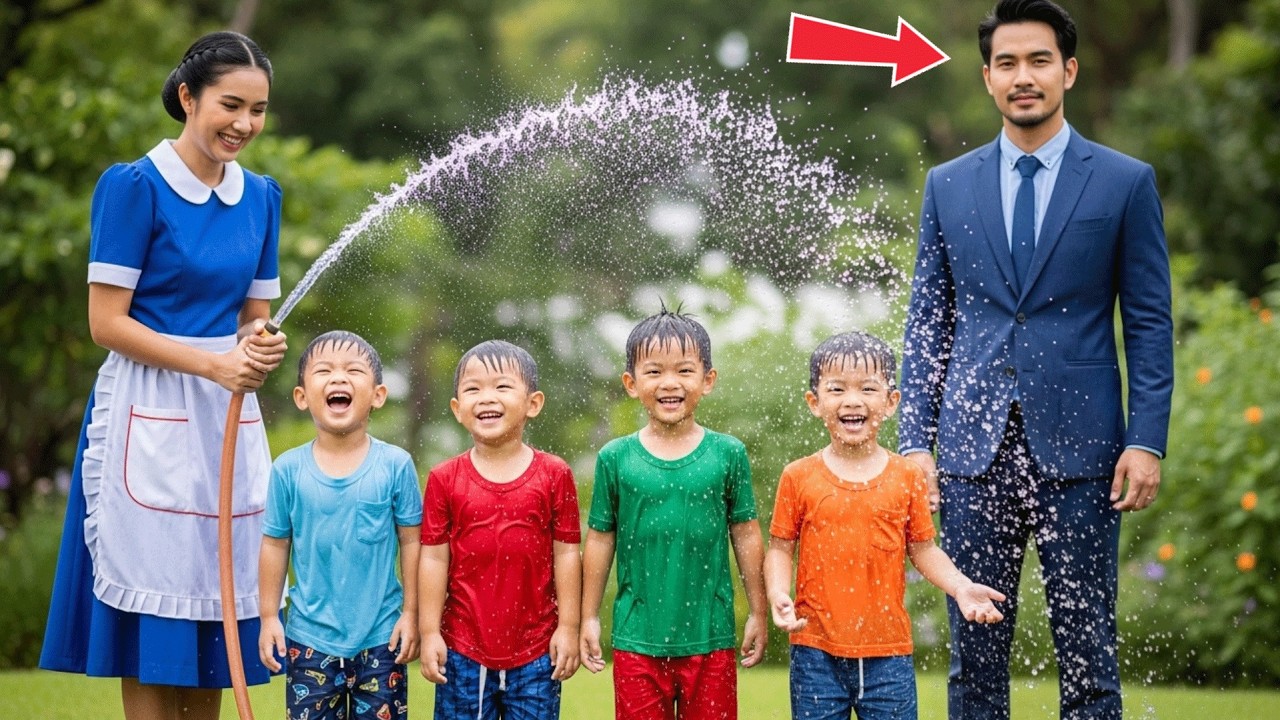 มหาเศรษฐีกลับบ้านด้วยความหมดหวัง — และถึงกับช็อกเมื่อเห็นว่าพี่เลี้ยงเด็กทำอะไรกับลูกๆ ของเขา