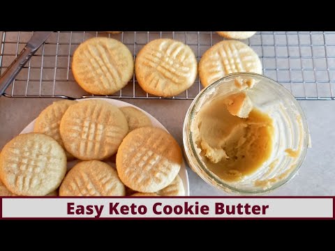 2 Minute Keto Cookie Butter: A Great Nut Free Peanut Butter Substitute