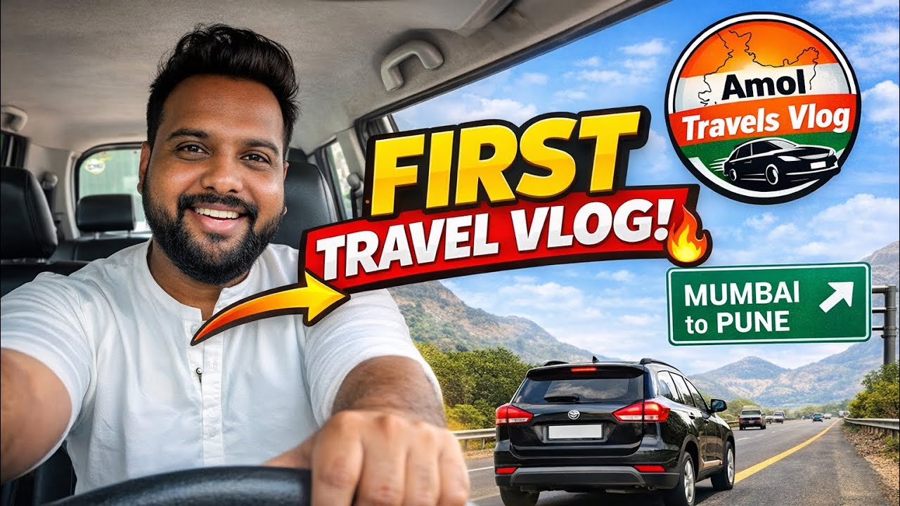 Mumbai to Pune Road Trip 🚗🔥 | First Amol Travels Vlog | Expressway Journey