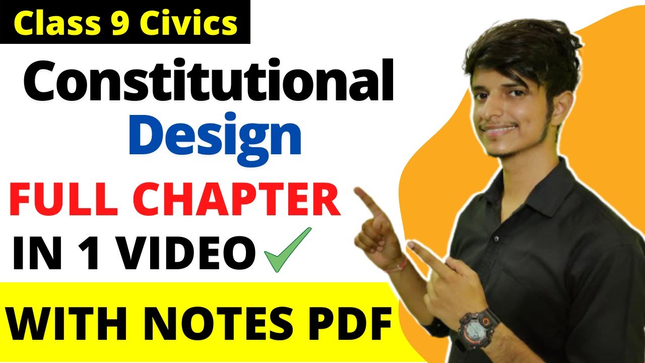 constitutional design class 9 case study questions