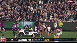 Jamie Elliott injured vs West coast