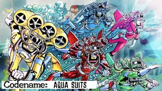 the lost Aqua Suits of Power Rangers Turbo