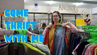 Come thrift with me in Anonas | first ukay trip in 2024!