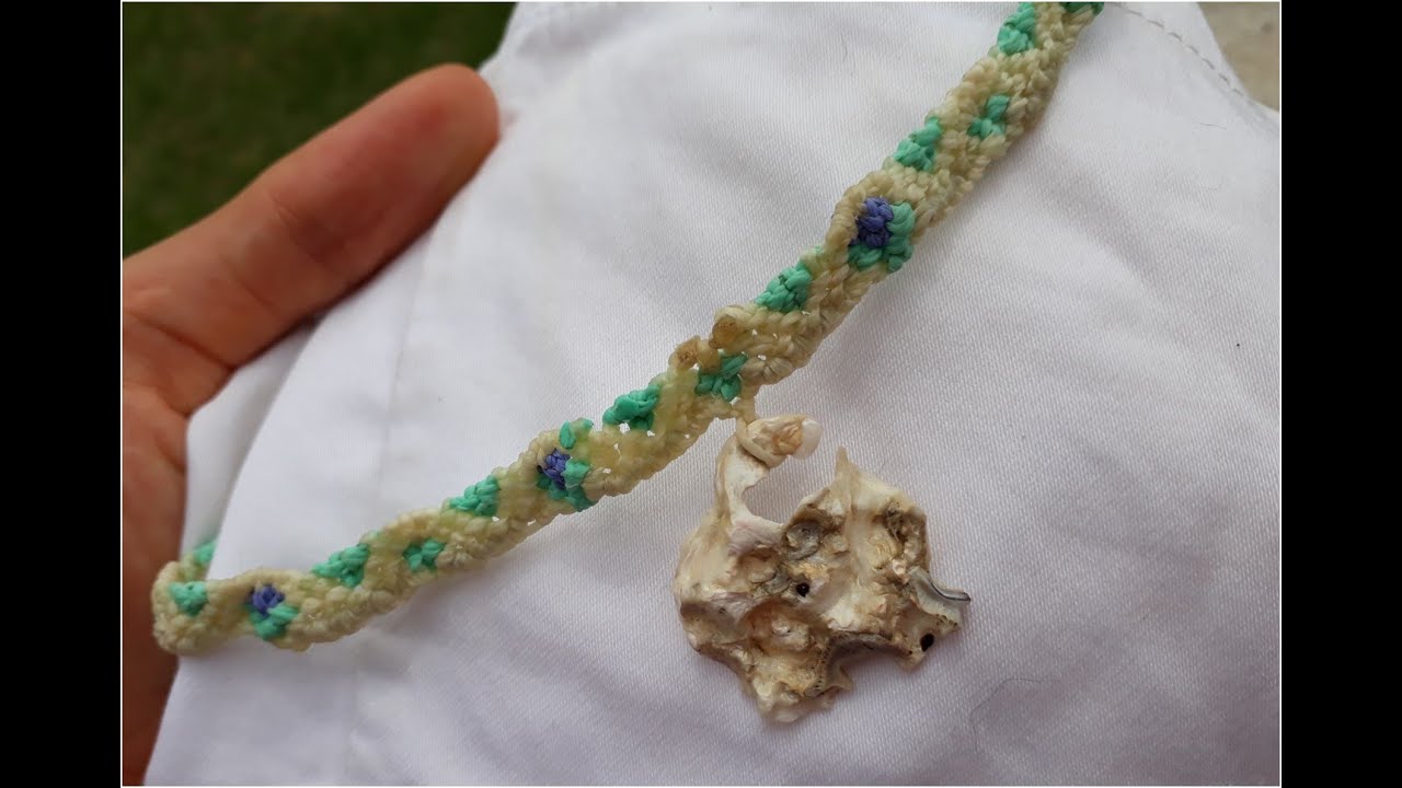 Tutorial de Gargantilla en Macramé