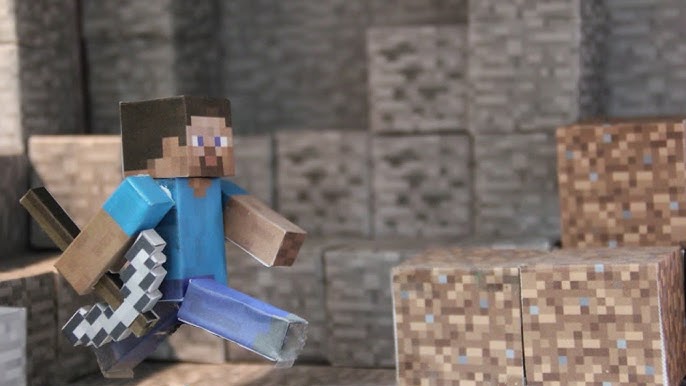 Minecraft Papercraft Studio Lets You Print Minecraft Models: Proto