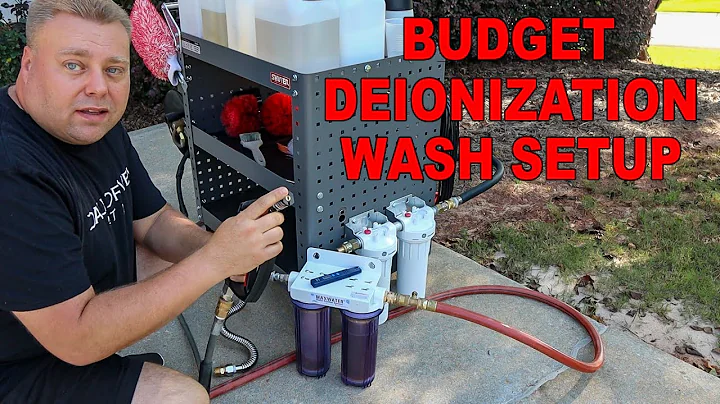 BUDGET DEIONIZATION FOR MY WASH SETUP | SPOTLESS RINSE