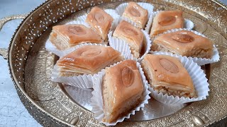 Comment faire une baklawa algérienne facilement sans machine