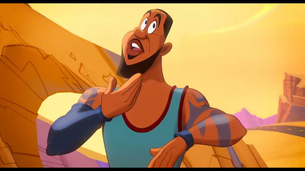 Space Jam A New Legacy   LeBron James Becomes a Cartoon Character