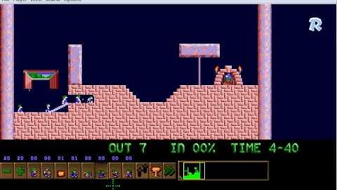 Custom Lemmings: Mild 1 - the Pinky and the Boom