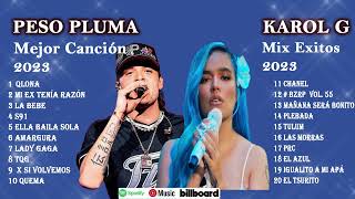 Karol G - Peso Pluma Mix  Éxitos❤️Las Mejores Canciones de Karol G - Peso Pluma❤️Mix Reageaton