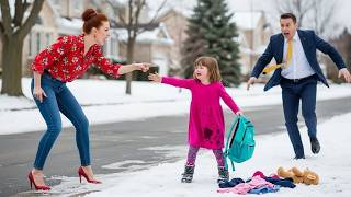 Millonario Regresó Y Vio A Su Hija Rogando En La Reja- “Por Favor, Déjame Entrar”. Se Heló Al Oírla…