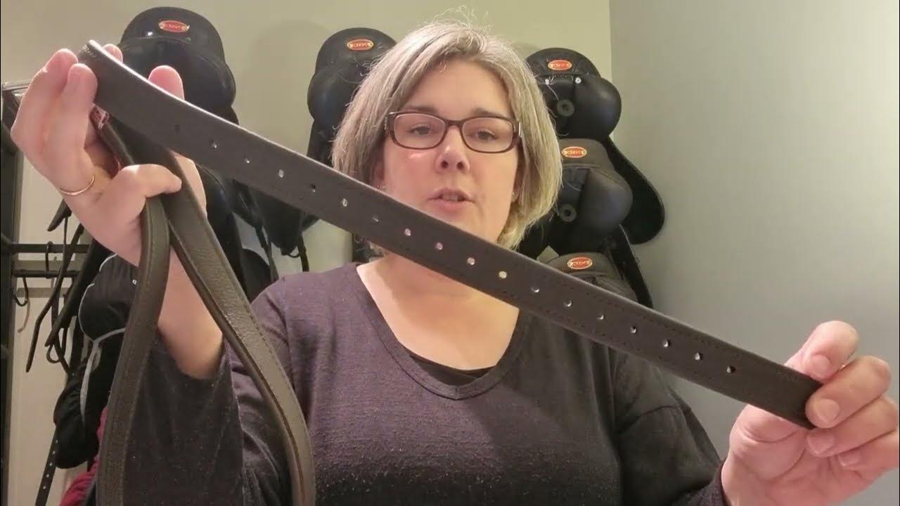 How To with NSC Measuring Standard English Stirrup Leathers YouTube