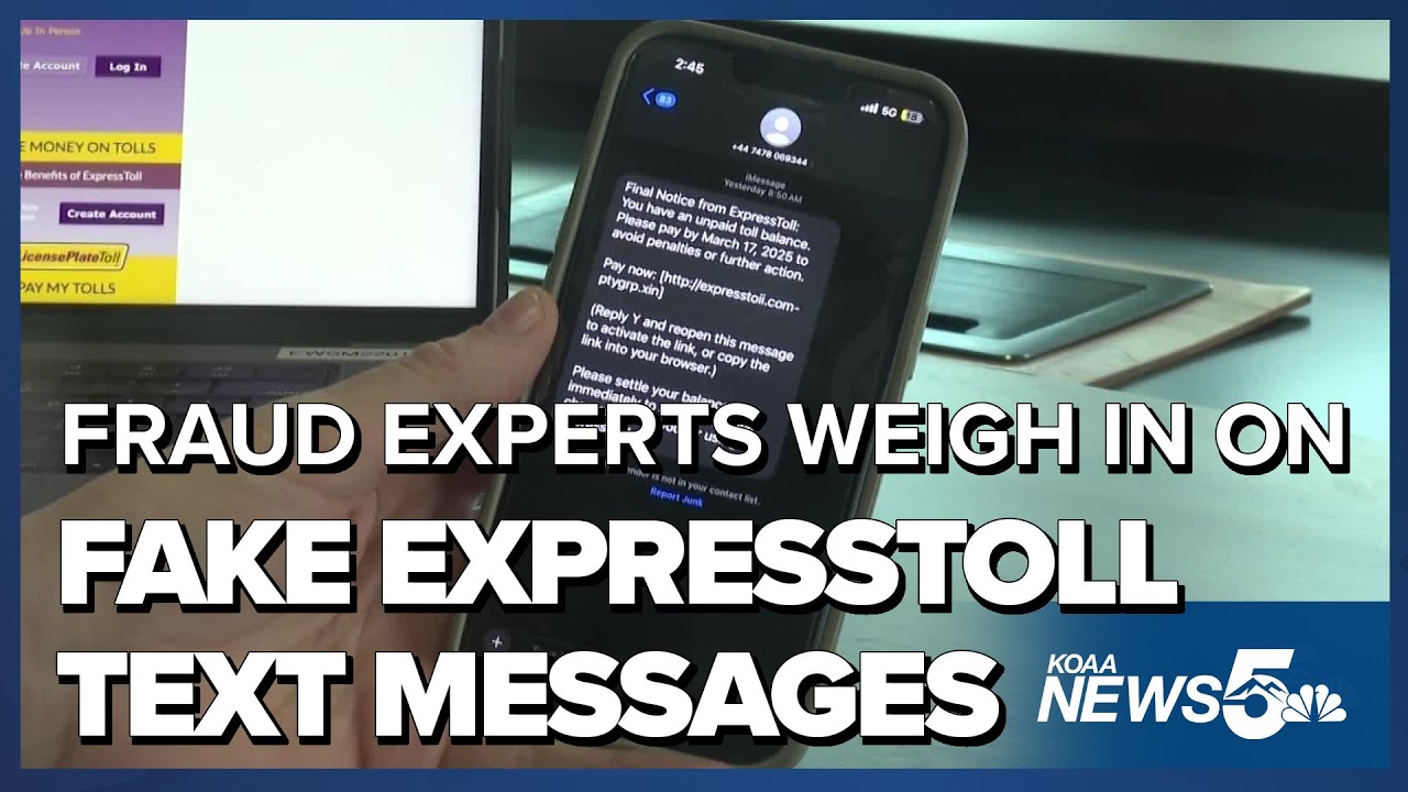 Fraud experts weigh in on fake ExpressToll text messages YouTube