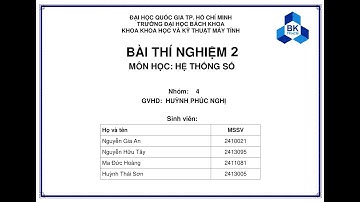 Video lab 2- Hệ thống số thực hành