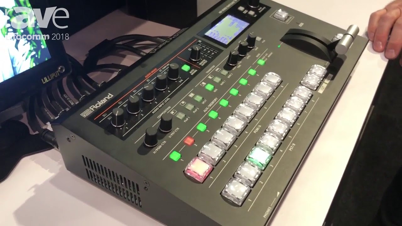 Infocomm 18 Roland Reveals The V60hd Switcher Youtube