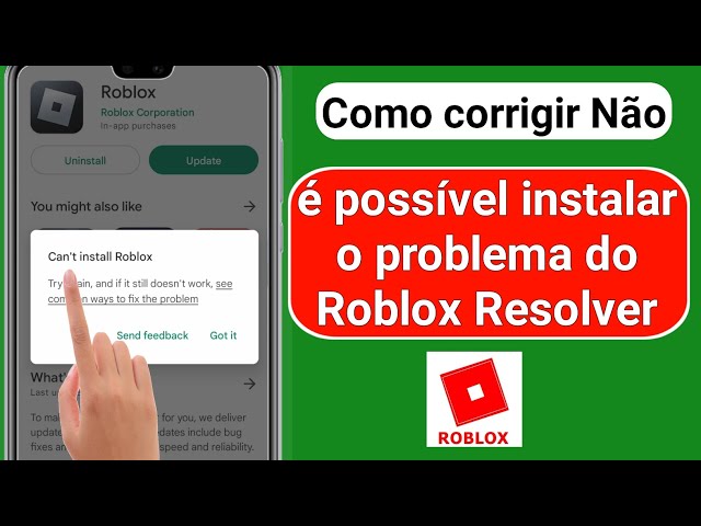 Como corrigir Não é possível instalar o Roblox na Play Store (2023