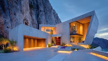 Engineering Wealth: The Modern Cliffside Home That Redefines Security