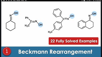 What is Beckmann Rearrangement Reaction ? Basics & Mechanism Beckmann Elimination Solved Examples 😊👍