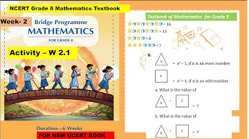Class 8 Maths Bridge Program | W 2.1 | Activity 1 for Week 2 | 8th Class NCERT New Maths Book