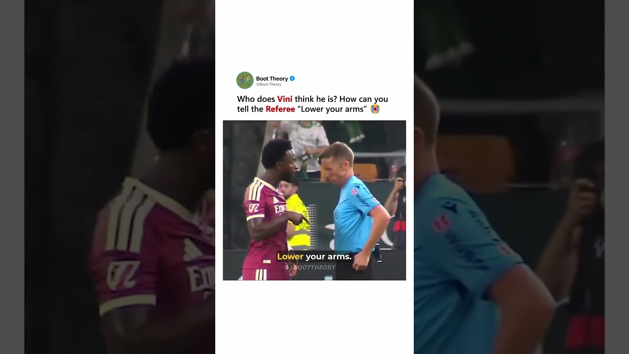 Who Does Vinícius Think He Is? 😳