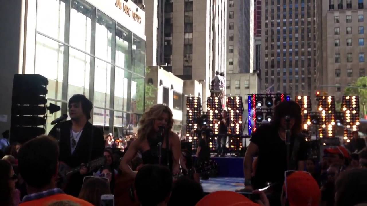 The Band Perry on the Today show in NYC