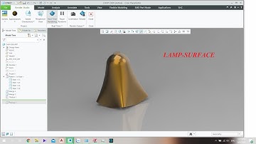 [CREO TUẤN NGUYỄN] SURFACE-STYLE - Bài 6: Lamp trên Creo Parametric.