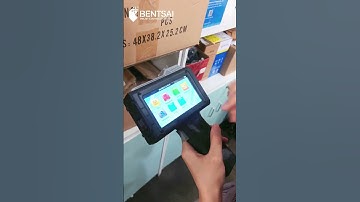 Bentsai BT-HH6205B handheld inkjet printer applied in retail business