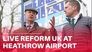 LIVE | Reform UK's Nigel Farage and Robert Jenrick make cost of living announcement