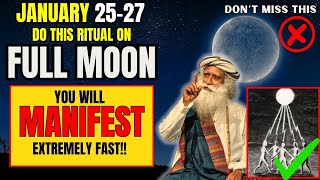 ✅Full Moon January 2024 Ritual | Manifest Anything  Extrememly Fast? | Leo Full Moon 2024