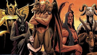 Los 7 Príncipes del Infierno  Lucifer, Leviatán, Azazel, Asmodeo, Belphegor, Mammon, Beelzebub