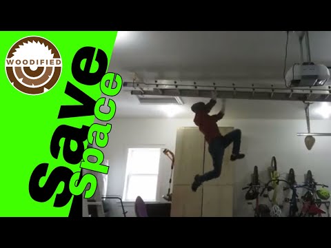 How To Hang A Ladder From The Ceiling Youtube