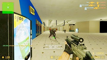 Counter Strike Source - Zombie Mod Online Gameplay on zm_wp_abandon_mall_b9b Map