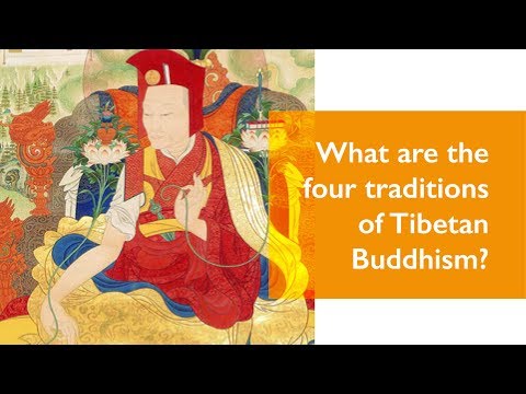 What are the four traditions of Tibetan Buddhism.