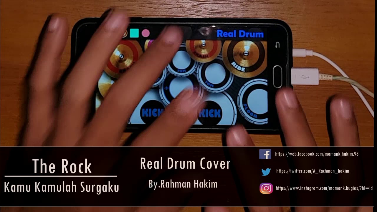 Download Kamu Kamulah Surgaku The Rock Real Drum Cover Mp3 Mp4 3gp Flv Download Lagu Mp3 Gratis