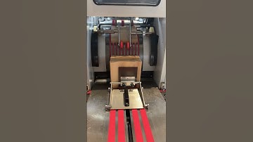 flat handle paper bag making machine #paperbag  #machine #machinery #paperbags #printingmachine