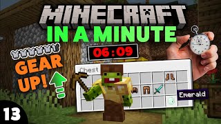 Playing A Minute Daily In Minecraft | Day 13 by Luxy 2,029 views 2 months ago 1 minute