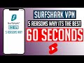 Best VPN 2021: Surfshark Review | 5 Reasons | 60 Seconds | #shorts image