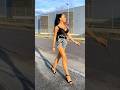 Walking in high heels with elegance🥵🔥💋💋#longhair #highheelswalking #longlegs