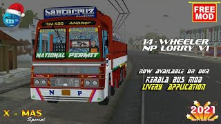 Christmas special Mod NP 14 wheeler Team kbs Android | New Free mod  team kbs android